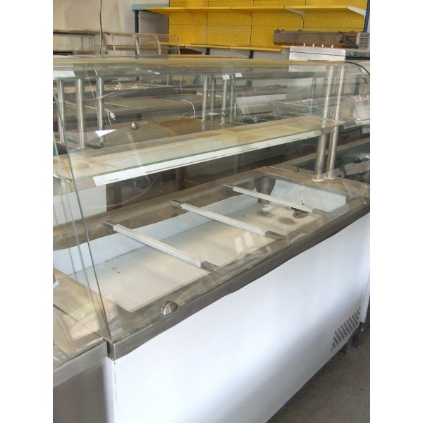 4x GN 1/1 inch-long counter cold Cooling racks